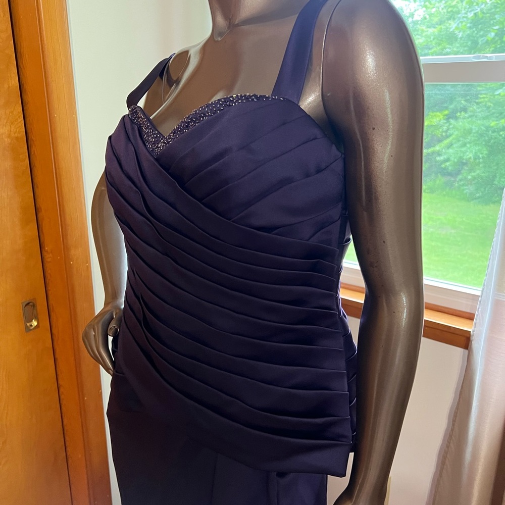 Two Piece Purple Gown